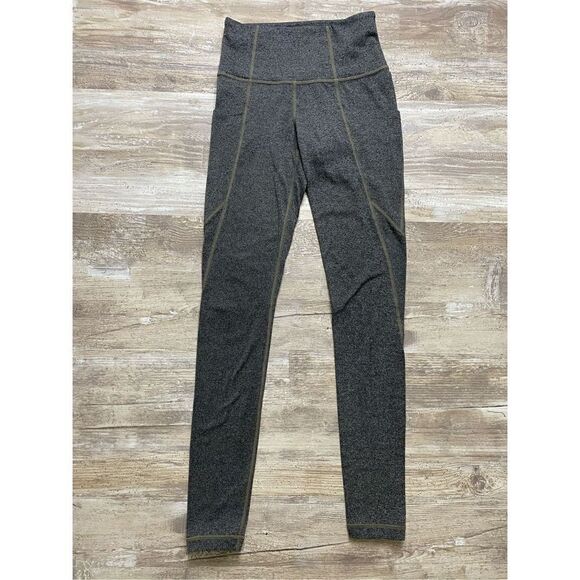 Athleta Pull On Leggings Grey Womens Size XXS - Picture 1 of 4